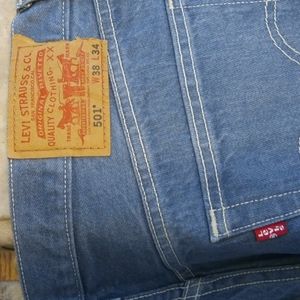 501 Levi Denim Jeans W38 L34